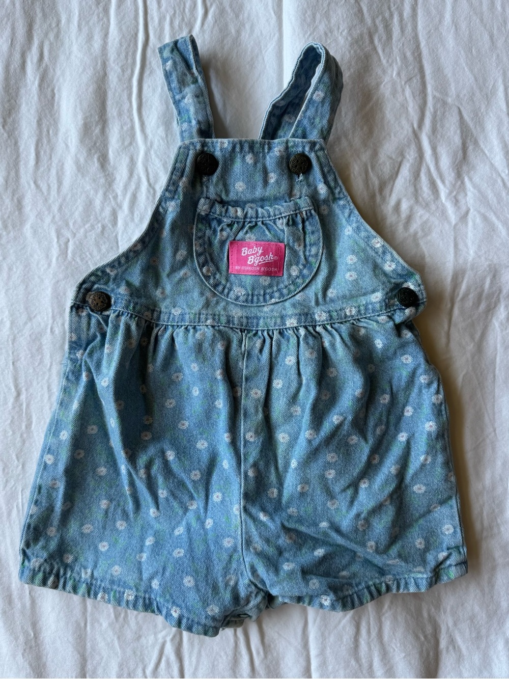 Vintage Baby B’gosh Floral Shortalls
